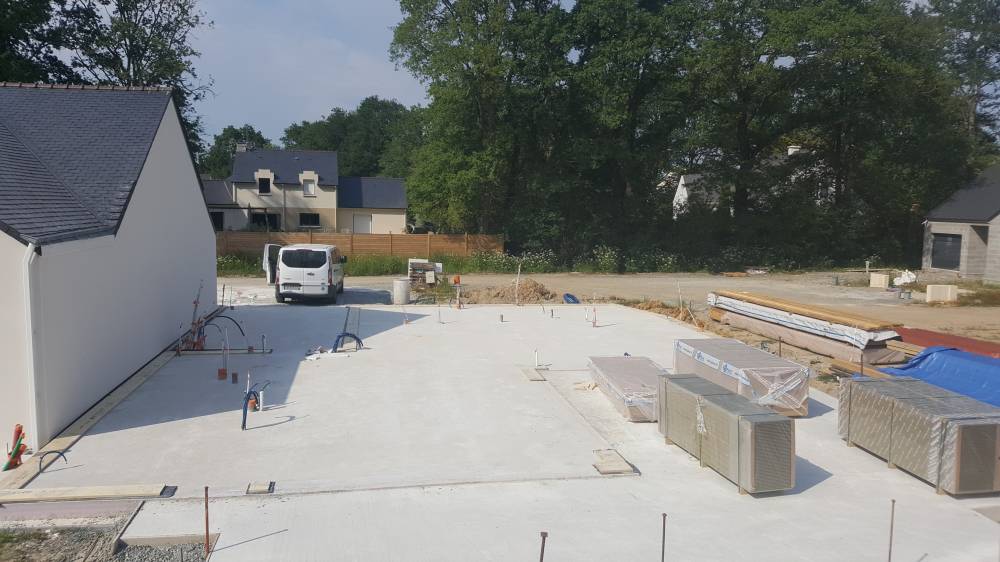 Construction d'une maison passive à Sucé-sur-Erdre (44)